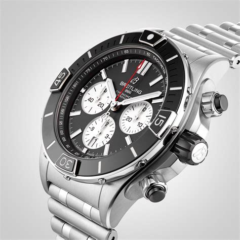 breitling ab0136251b1a1|Super Chronomat B01 44 Stainless steel .